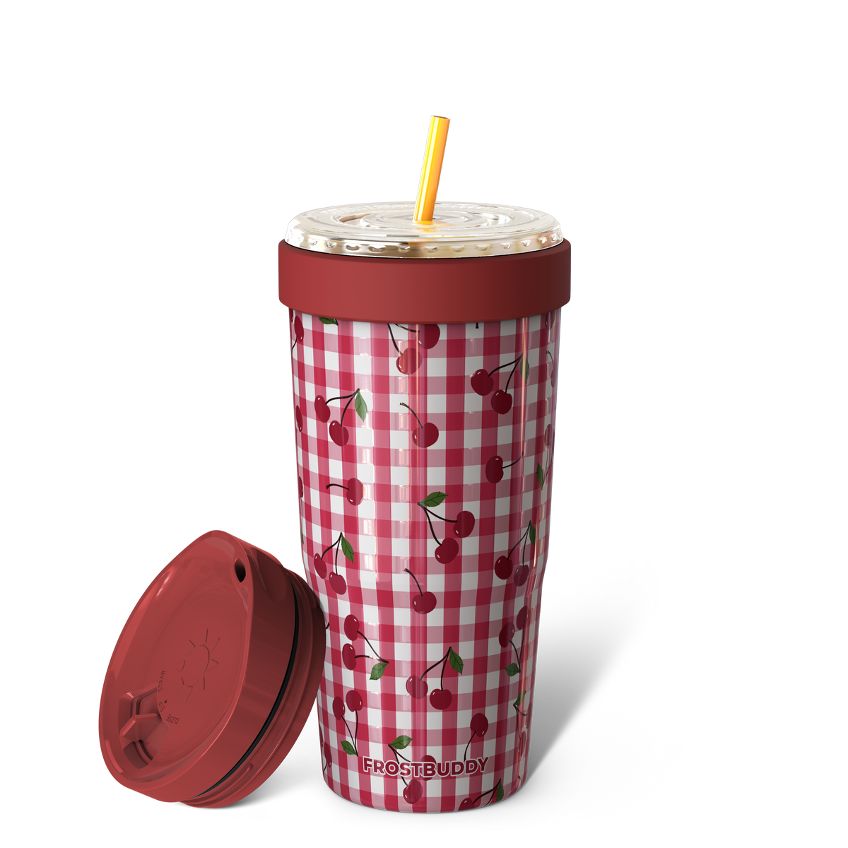 To-Go Buddy | Cherry Gingham image 1